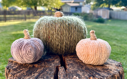 Yarn Pumpkin (Green)